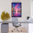 Figurative REFLECTION No 2 Wall Art Decor Peel & Stick Removable Repositionable Frameable Home Decor Gift