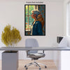 CAT WOMAN Portrait  Original Wall Art Decor Beauty Design Home Affordable Long Lasting Gift