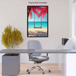 SWING BEACH Original Wall Art Decor Blue Beauty Design Home Affordable Long Lasting Gift