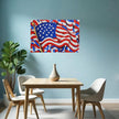 AMERICAN USA FLAG #2 Original Wall Art Decor Flag Collection Peel & Stick Affordable Long Lasting Home Design Gift