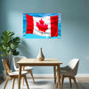 CANADIAN FLAG Original Wall Art Decor Flag Collection Peel & Stick Affordable Long Lasting Home Design Gift