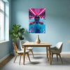 SWIMMING Wall Art Sport Decor Peel & Stick Removable Repositionable Frameable Home Decor Gift