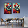 CLOWN AT THE CIRCUS Portrait  Original Wall Art Decor Beauty Design Home Affordable Long Lasting Gift