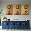 IN TOUCH WITH THE WORLD Original Wall Art Decor Blue Beauty Design Home Affordable Long Lasting Gift