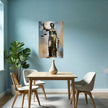LAW - LADY JUSTICE No 2 Blindfolded Wall Art Decor Peel & Stick Removable Repositionable Frameable Home Decor Gift