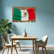 MEXICAN FLAG Original Wall Art Decor Flag Collection Peel & Stick Affordable Long Lasting Home Design Gift