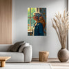 CAT WOMAN Portrait  Original Wall Art Decor Beauty Design Home Affordable Long Lasting Gift