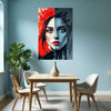 Abstract Portrait WHO AM I Wall Art Decor Peel & Stick Removable Repositionable Frameable Home Decor Gift