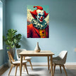 CLOWN AT THE CIRCUS Portrait  Original Wall Art Decor Beauty Design Home Affordable Long Lasting Gift