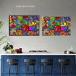 ENTERTAINMENT Original Wall Art Decor Pop Art Collection Peel & Stick Affordable Long Lasting Home Design Gift