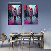 CITY MODEL Portrait  Original Wall Art Decor Beauty Design Home Affordable Long Lasting Gift