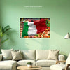 ITALIAN FLAG Original Wall Art Decor Flag Collection Peel & Stick Affordable Long Lasting Home Design Gift