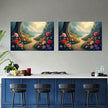 Landscape GARDEN IN HEAVEN No 2 Original Wall Art Decor Peel & Stick Affordable Long Lasting Home Design Gift