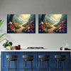 Landscape GARDEN IN HEAVEN No 2 Original Wall Art Decor Peel & Stick Affordable Long Lasting Home Design Gift