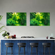 GREEN CITY PARK Original Wall Art Decor Peel & Stick Affordable Long Lasting Home Design Gift