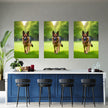 GERMAN SHEPHERD Wall Art Decor Peel & Stick Removable Repositionable Frameable Home Decor Gift