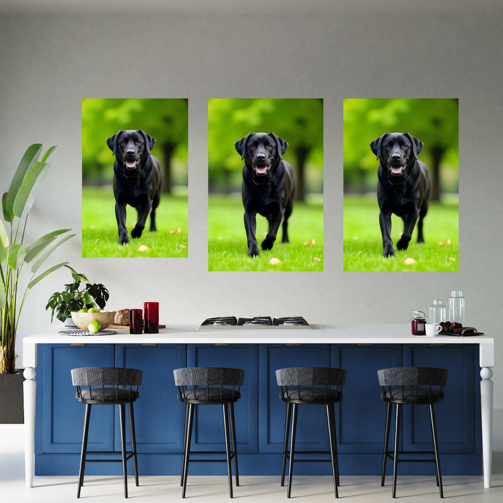 LABRADOR RETRIEVER Wall Art Decor Peel & Stick Removable Repositionable Frameable Home Decor Gift