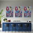 Inspired Abstract THANK YOU #2 Wall Art Astrology Decor Peel & Stick Removable Repositionable Frameable Home Decor Gift