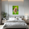 GOLDEN RETRIEVER Wall Art Decor Peel & Stick Removable Repositionable Frameable Home Decor Gift