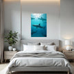 SHARKS Wall Art Decor Peel & Stick Removable Repositionable Frameable Home Decor Gift