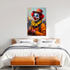 CLOWN AT THE FAIR Portrait  Original Wall Art Decor Beauty Design Home Affordable Long Lasting Gift