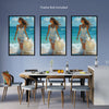 GLAMOR BEACH No 2 Original Wall Art Decor Blue Beauty Design Home Affordable Long Lasting Gift