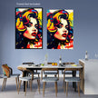 Pop Art PORTRAIT No 3  Original Wall Art Decor Beauty Design Home Affordable Long Lasting Gift