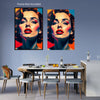 Pop Art PORTRAIT No 5  Original Wall Art Decor Beauty Design Home Affordable Long Lasting Gift