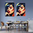Pop Art PORTRAIT No 8  Original Wall Art Decor Beauty Design Home Affordable Long Lasting Gift