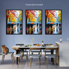 WALK IN THE PARK Original Wall Art Decor Blue Beauty Design Home Affordable Long Lasting Gift