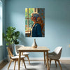 CAT WOMAN Portrait  Original Wall Art Decor Beauty Design Home Affordable Long Lasting Gift