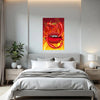 LOVE RED HOT Wall Art Decor Peel & Stick Removable Repositionable Frameable Home Decor Gift