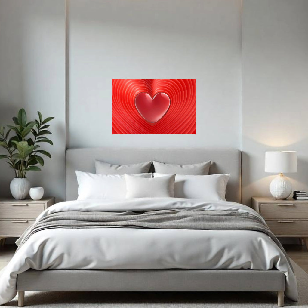 INFINITE LOVE Wall Art Decor Peel & Stick Removable Repositionable Frameable Affordable Home Decor Gift