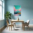 BITCOIN RICH Original Wall Art Decor Blue Beauty Design Home Affordable Long Lasting Gift