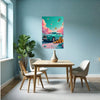 BITCOIN RICH Original Wall Art Decor Blue Beauty Design Home Affordable Long Lasting Gift