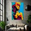 Wall Art Decor Peel & Stick Removable Repositionable Decal POP ART Portrait No 9 Affordable Home Decor Gift