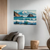 RISING OCEAN Original Wall Art Decor Peel & Stick Affordable Long Lasting Home Design Gift