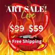 LOVE RED HOT Wall Art Decor Peel & Stick Removable Repositionable Frameable Home Decor Gift