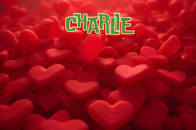 RED HEARTS Personalizable 36