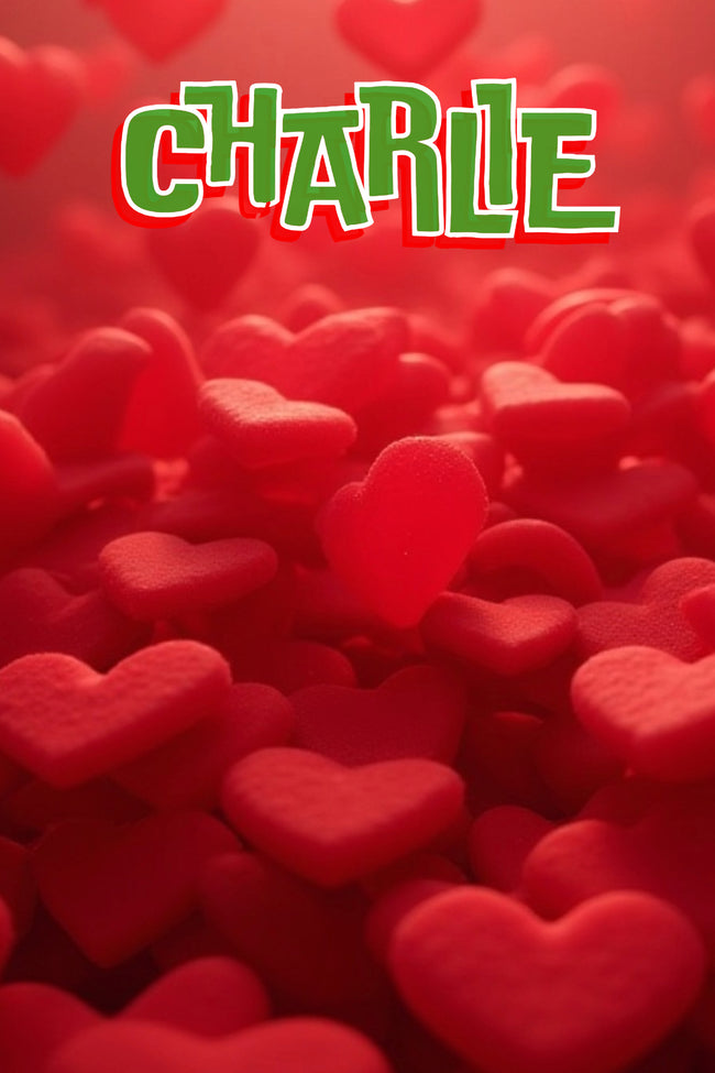 RED HEARTS Personalizable 24