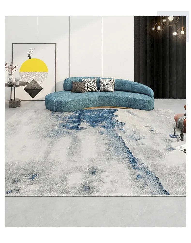 Blue Abstract Modern Art Design #49 | Living Dining Rooms, Bedroom | 9 Sizes | 7 Designs | Free Shipping