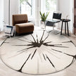 Modern Minimalist Round Rug Fluffy Soft #4 | 10 Designs | 5 Sizes