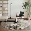 Modern Minimalist Round Rug Fluffy Soft #4 | 10 Designs | 5 Sizes