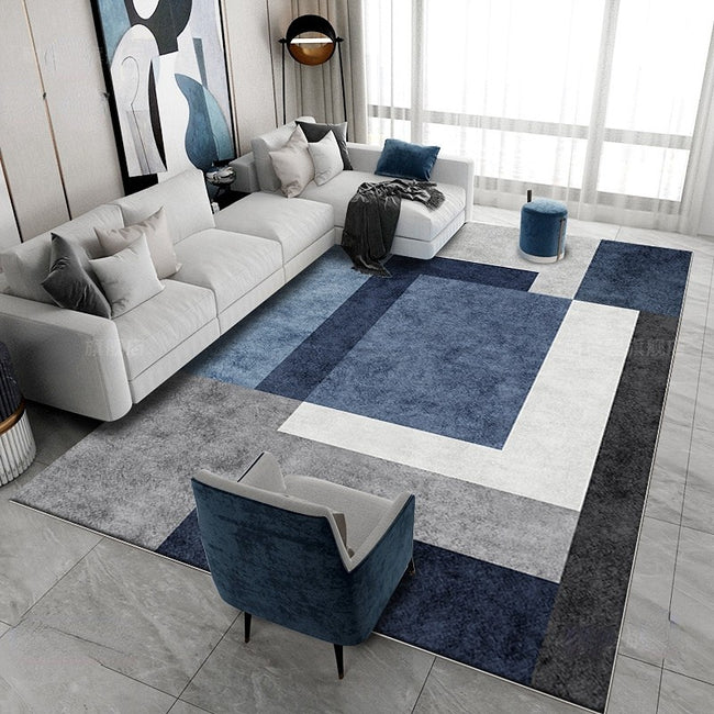 Modern Geometric Minimalist Rugs #19C | 6 Designs & Colors | 4 Sizes