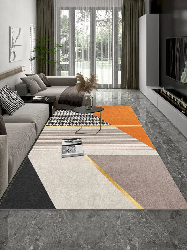 Abstract Design Modern Rugs #3 | Bedroom, Dining, Living Rooms + | 7 Sizes | 5 Designs