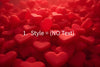 RED HEARTS Personalizable 36