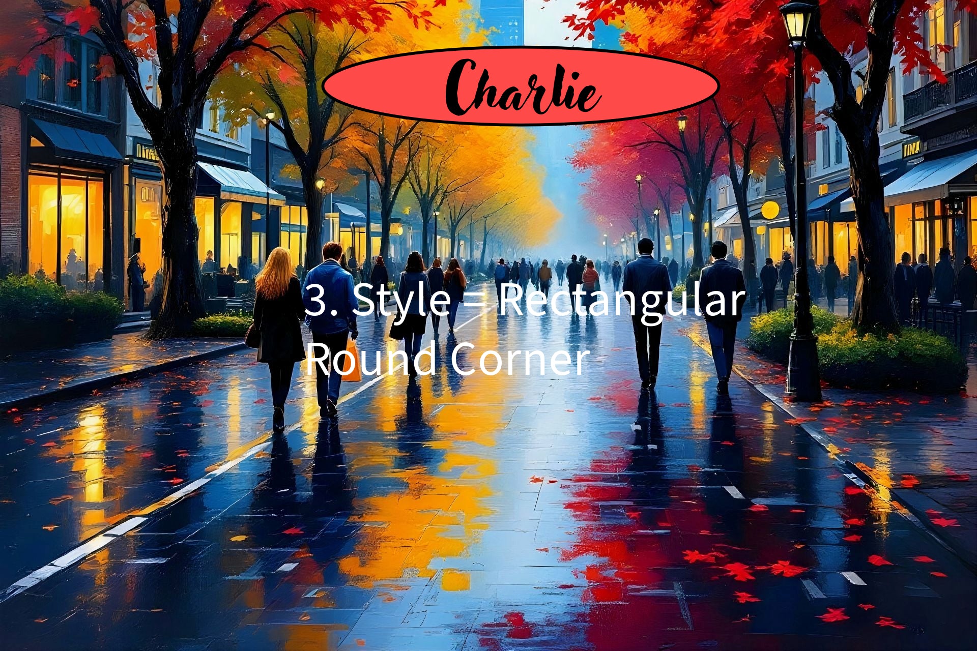 CITY STREET Personalizable 36