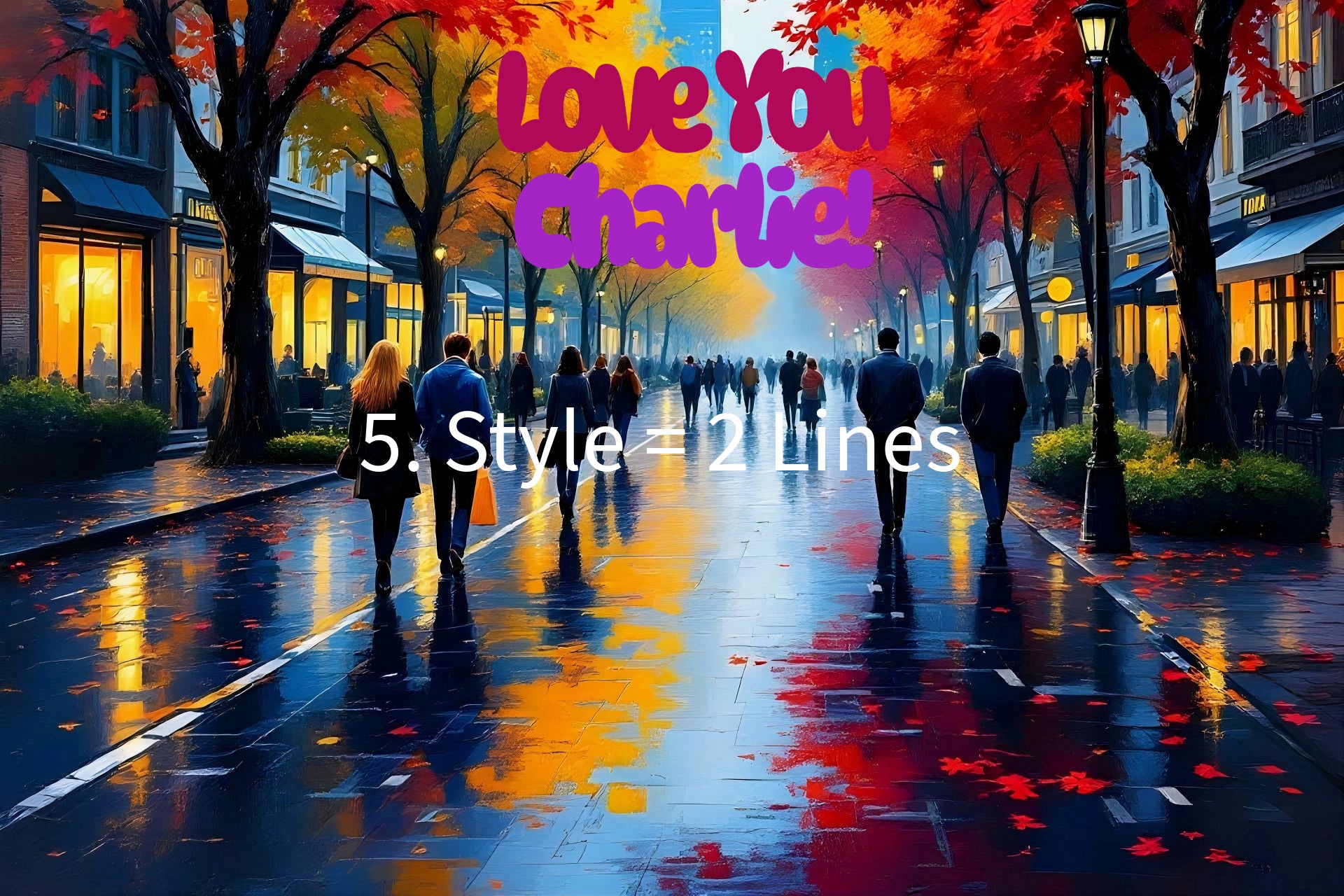 CITY STREET Personalizable 36