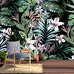 Tropical Flowers RainforestMural  Wallcovering #36 | 9+ Sizes | 7 Materials (Copy)