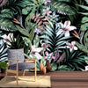 Tropical Flowers RainforestMural  Wallcovering #36 | 9+ Sizes | 7 Materials (Copy)